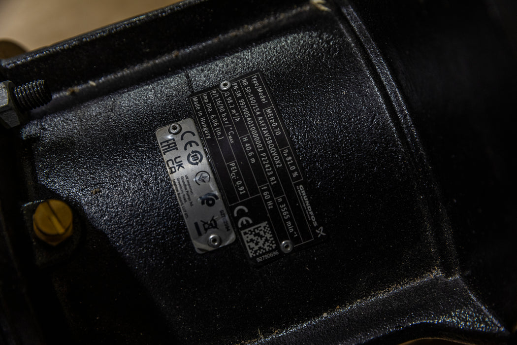 Bomba Centrífuga 20 HP GRUNDFOS NB 50-160/154