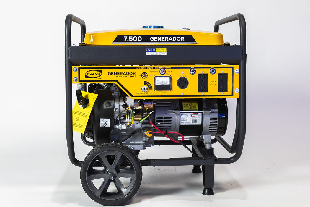 Generador Monofasico 7500 Watts Motor 13 HP Gasolina