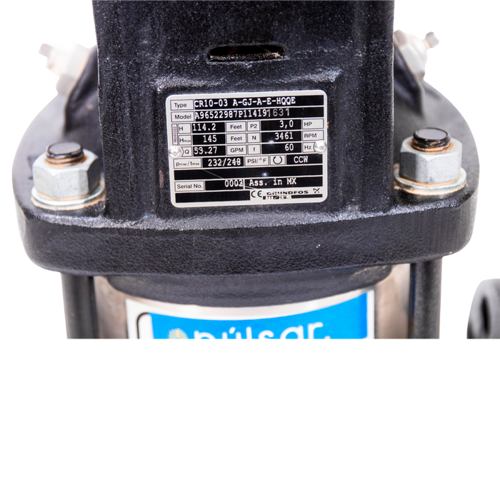 Bomba Multietapas GRUNDFOS CR 10-3 3HP 220/440V 3F
