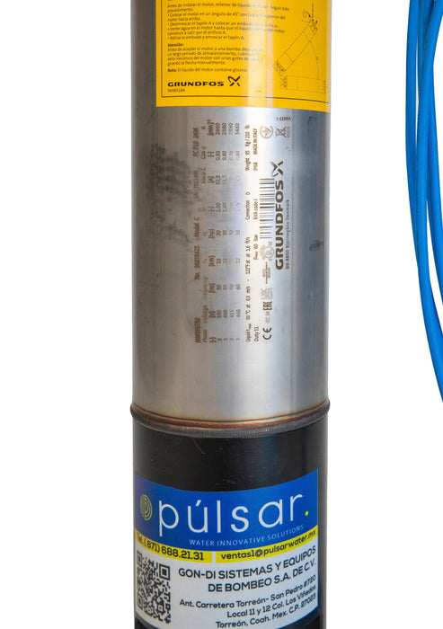 Motor Sumergible Pozo Profundo 40 HP 220V 3F