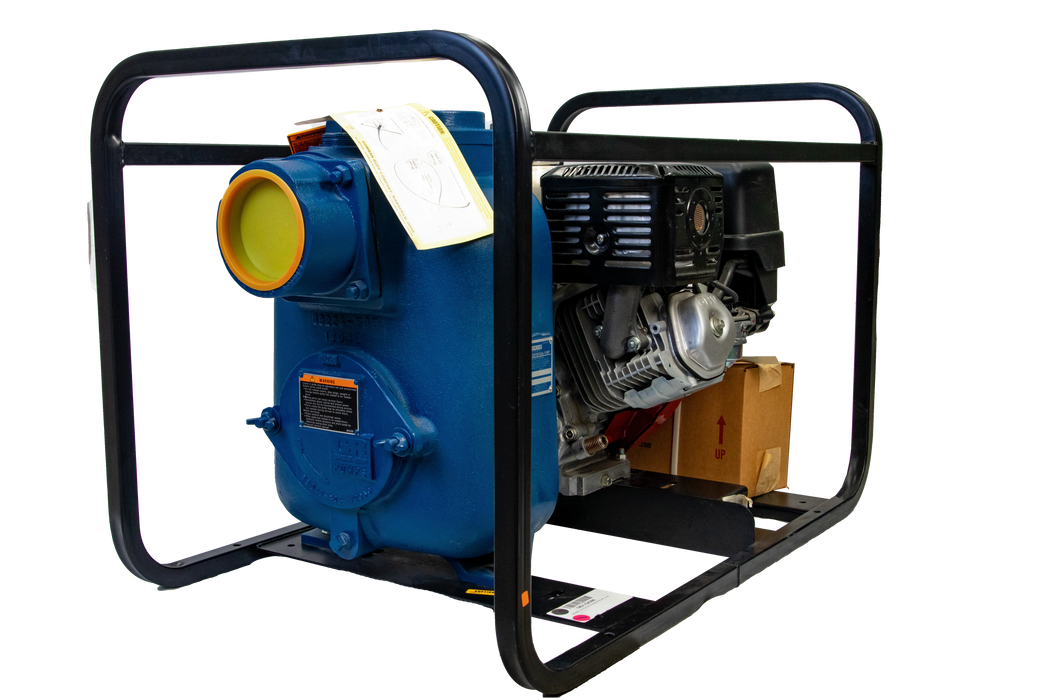 Motobomba Autocebante Tragasólidos 3"x3" a Gasolina 9 HP