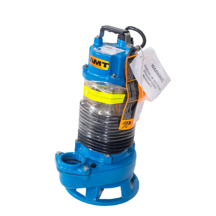 Bomba Sumergible Agua Sucia 1 HP 3F 220V TRITURADORA 2" AMT 5762-95