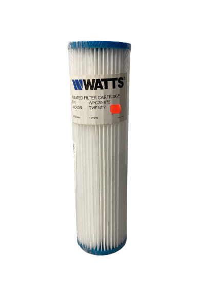 Filtro Cartucho Plisado de 20 Micras 2.5" x 9.75"