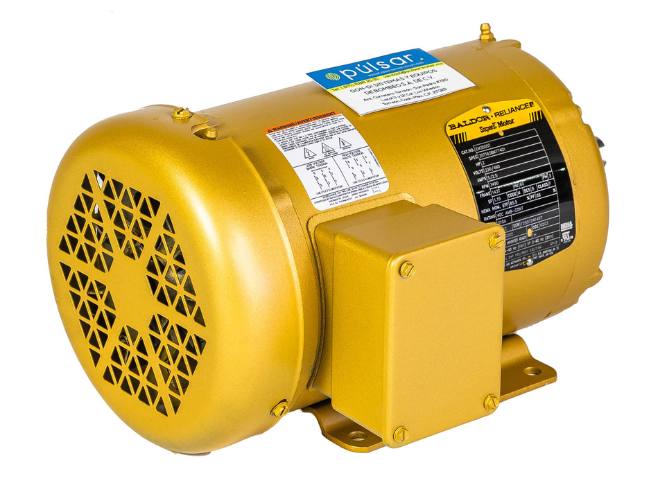 Motor Eléctrico Baldor 2 HP 220/440V 3F 60 HZ ARM 143T Super E