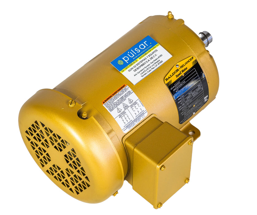 Motor Eléctrico Baldor 2 HP 220/440V 3F 60 HZ ARM 143T Super E