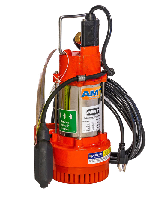 Bomba Sumergible Agua Sucia 1/2 HP 115V 1F  598A-95 AMT