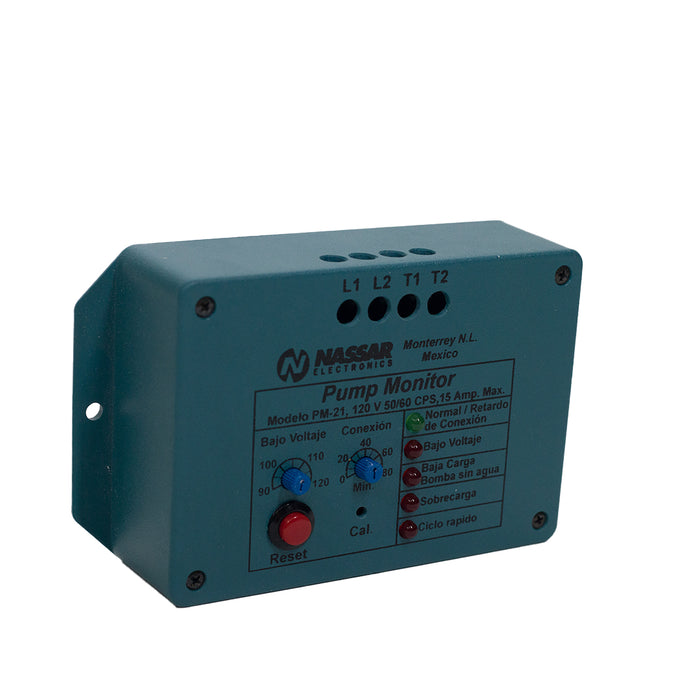 Pump Monitor Monofásico 115V 15 AMP NASSAR PM-21