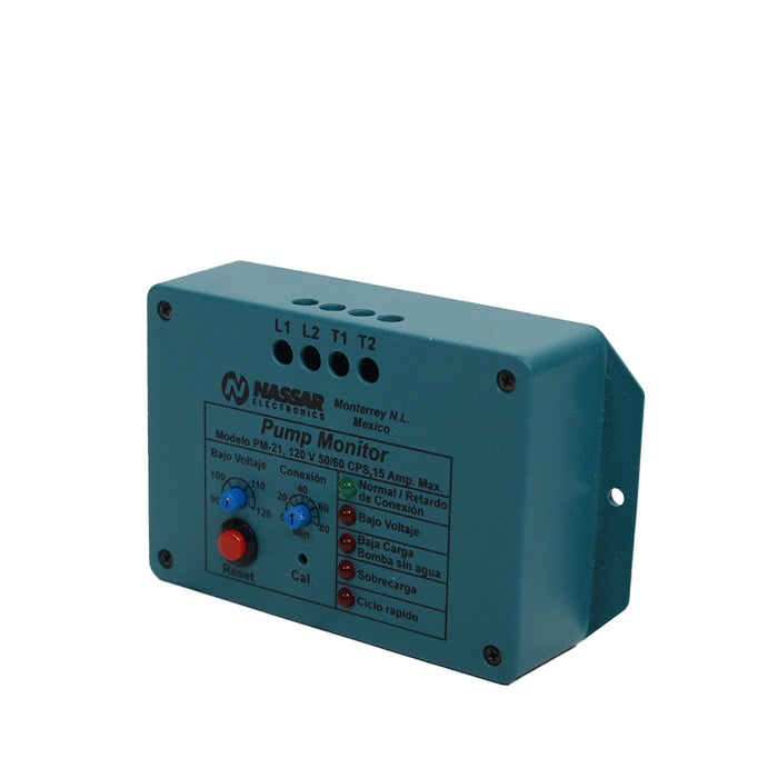 Pump Monitor Monofásico 115V 15 AMP NASSAR PM-21