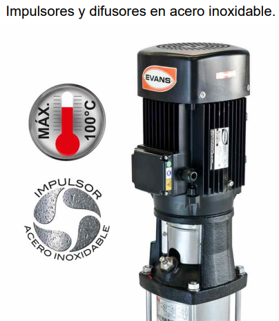 Bomba Multietapas Vertical 7.5 HP 220/440V SSXV25ME0750 EVANS