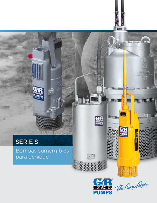 Bomba Sumergible Agua Sucia GORMAN RUPP 60 HP 3500 RPM 460V S4J1‐E60