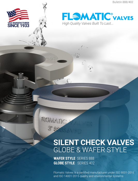 Válvula Check FLOMATIC Wafer 4" 888VFD