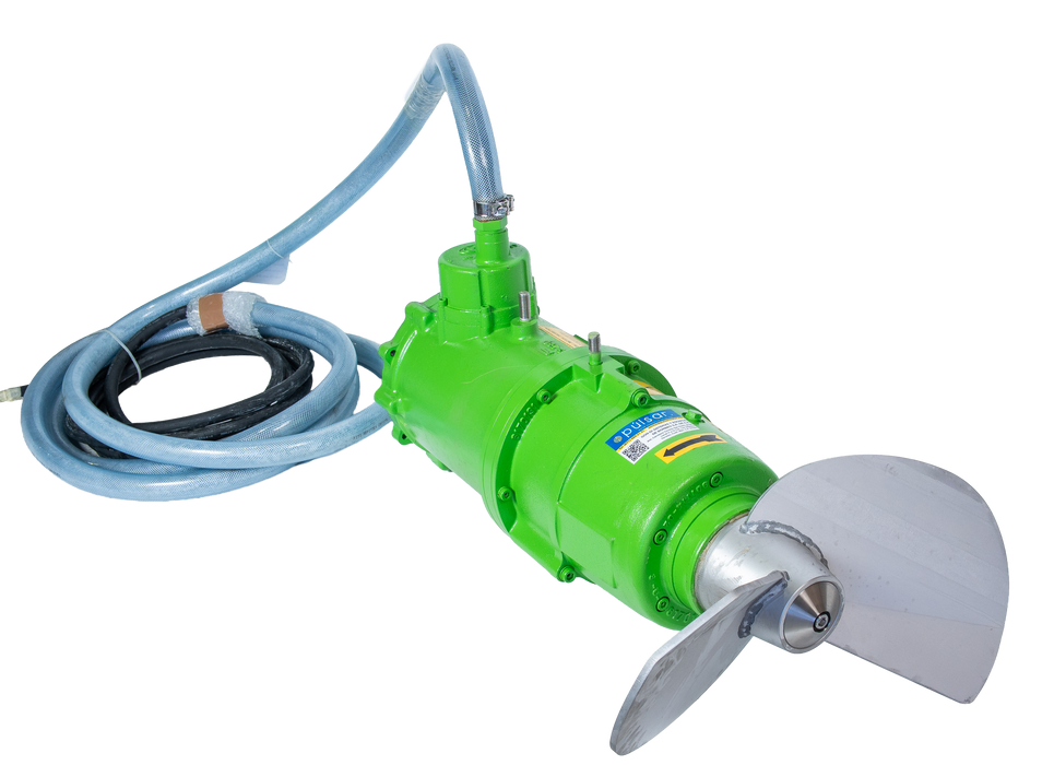 Agitador Sumergible Agua Sucia BAUER MSXH 15 HP 460V PROPELA ACERO INOX