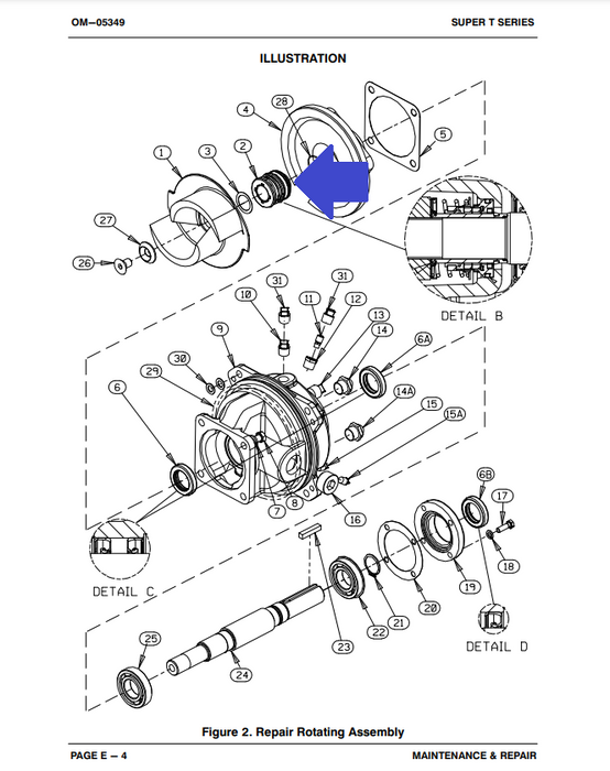 CARTRIDGE SEAL ASSY 46513-151 - SELLO MECÁNICO PARA T3A71S-B