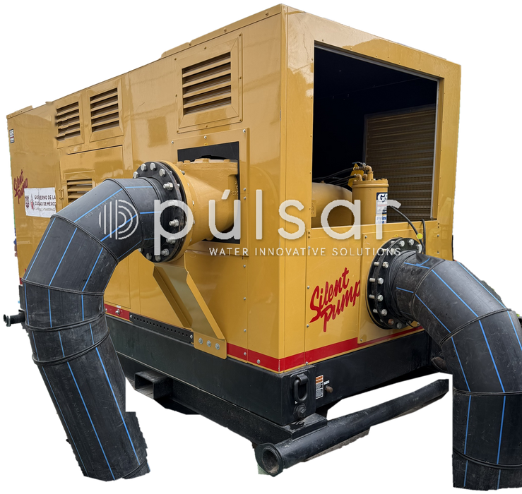 Bomba Autocebante de 18x16" GORMAN RUPP PAH16A60-B‐C9.3B S5-ESP /S1 Con remolque y cabina sonora
