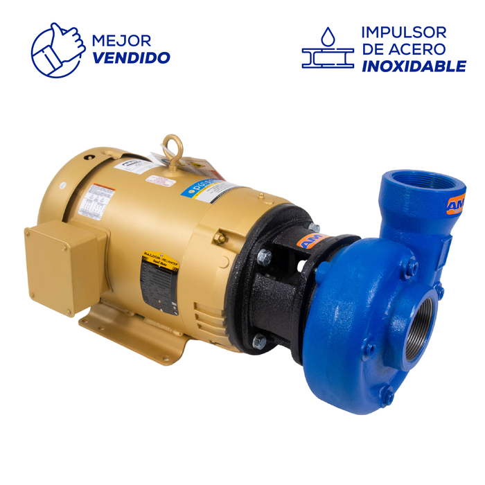 Bomba Centrífuga 10 HP 220/440V 3F Motor Premium 3"x 2" 4250-95 AMT