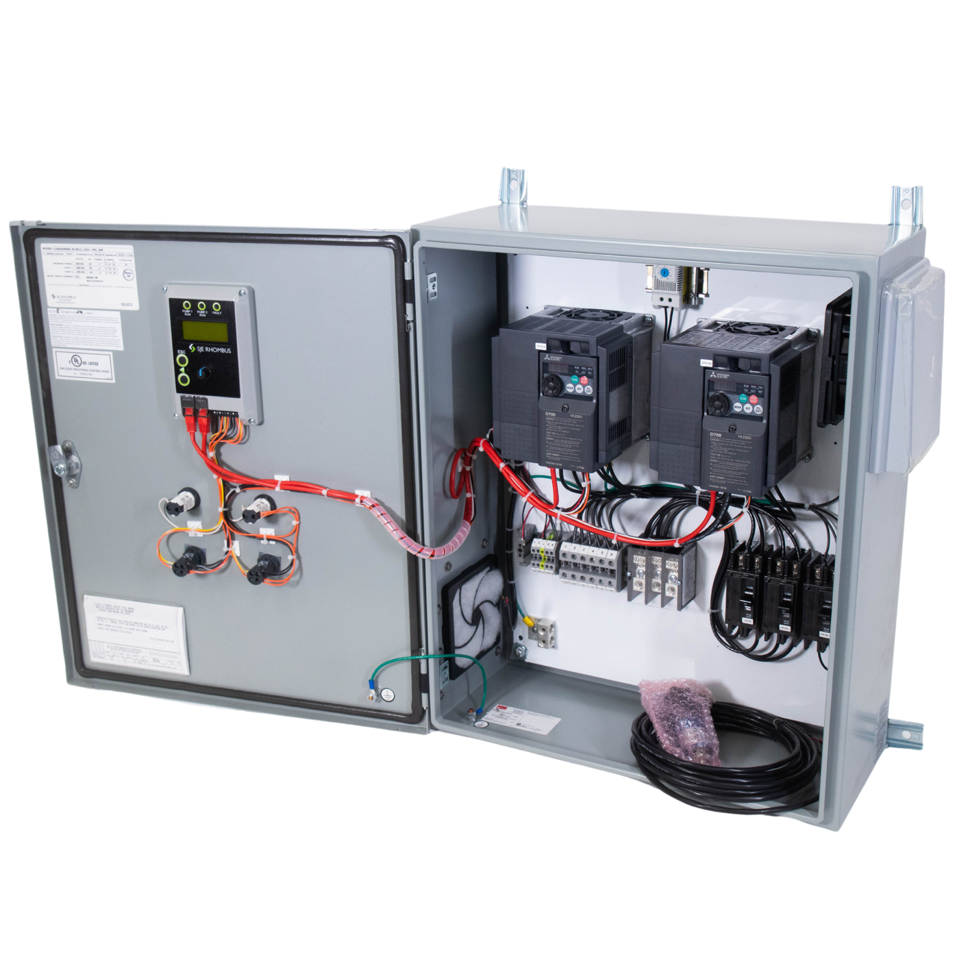 Tablero de Control con Variador Duplex para 2 Bombas de 3 HP 230V 3F N ...