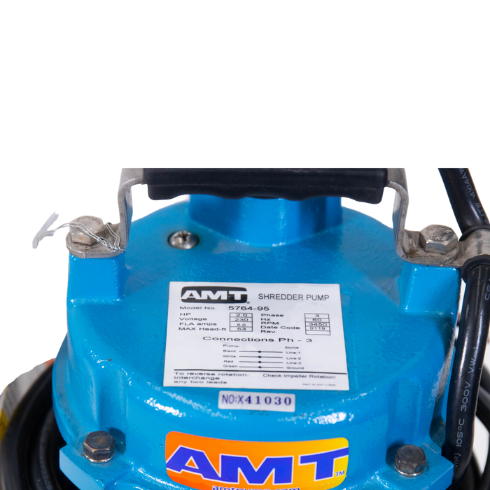 Bomba Sumergible Agua Sucia 2 HP 3F 230V TRITURADORA 3 AMT 5764 95 bomba-sumergible-agua-sucia-2-hp-3f-230v-trituradora-3-amt-5764-95