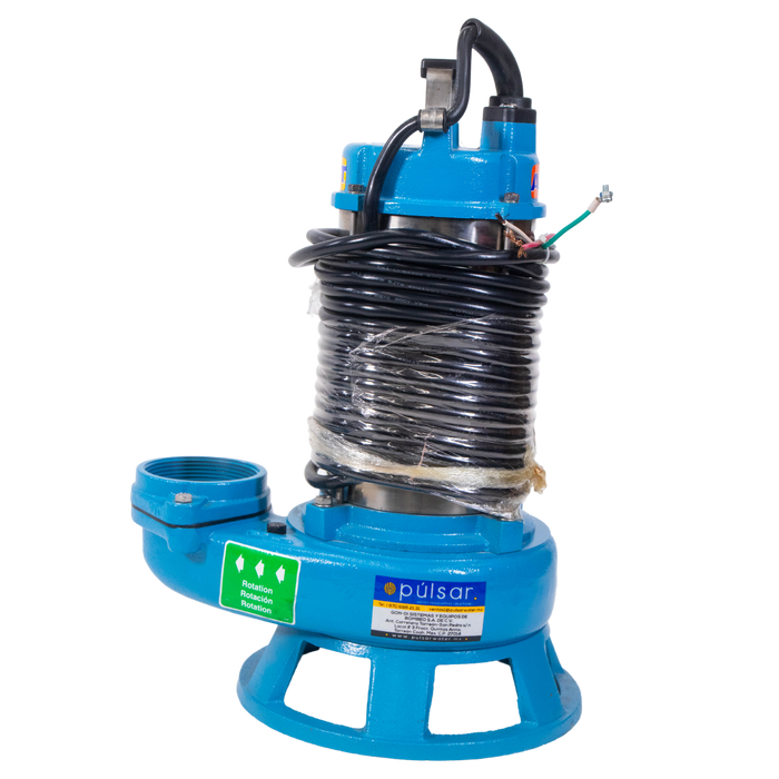  2 HP 2 bomba sumergible automática de aguas residuales 230V  Tether : Herramientas y Mejoras del Hogar