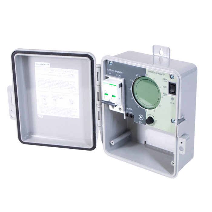 Awqaf Timer Panel Timer Digital Con Panel de Control TimeZone 16 Amps — Pulsar Water