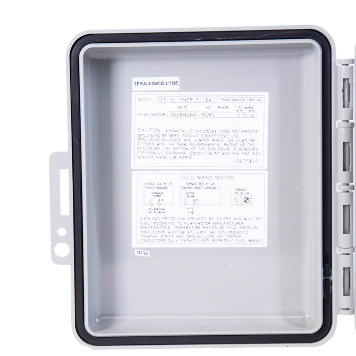 Timer Digital Con Panel de Control TimeZone 25 Amps — Pulsar Water