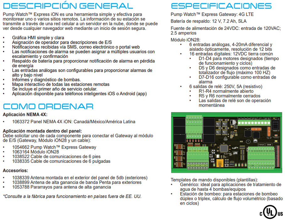 Pump Watch Sistema de Monitoreo Remoto